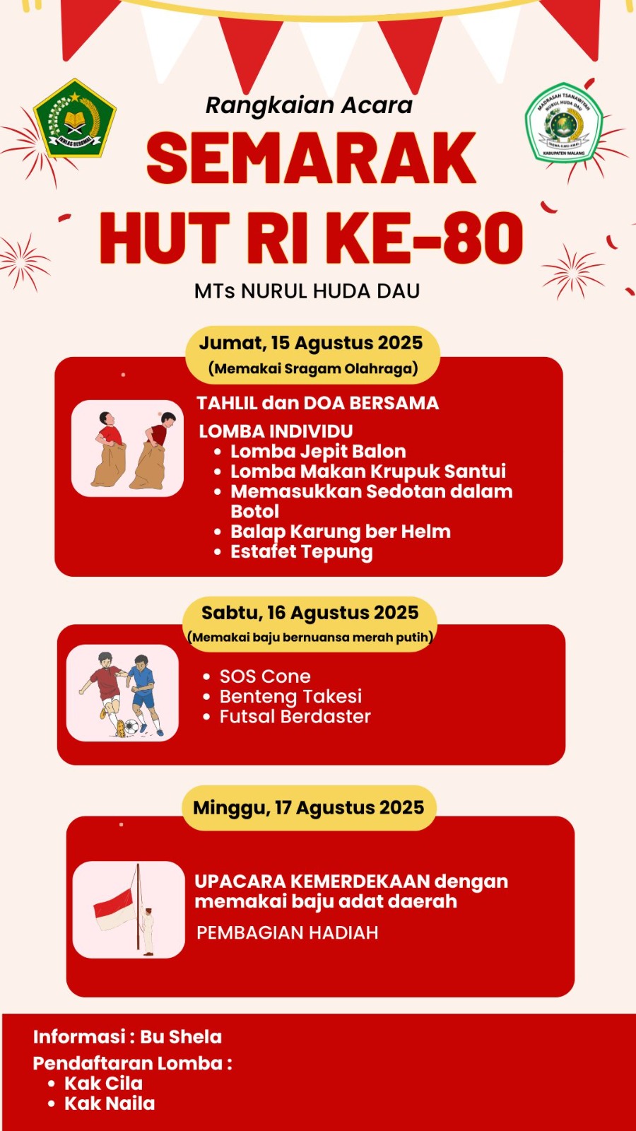 Semarak HUT RI ke-80